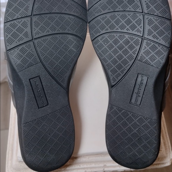 NWOT Comfortview Light Weight Gray Clogs size 8W - Picture 7 of 8
